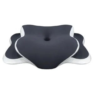 Travesseiro Ergonômico de Espuma de Memória para Alívio da Dor no Pescoço - CINZA