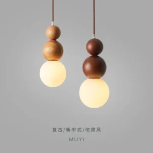 Lustre Pendente Colorido Pêssego Estilo Nórdico para Ambientes Modernos