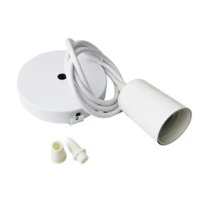 Base de Lâmpada E27 Moderna com Suporte para Iluminação Residencial