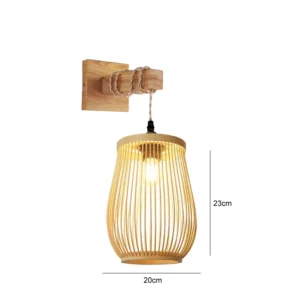 Luminária Pendente de Bambu Artesanal para Iluminação Aconchegante