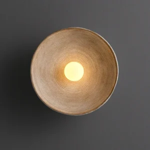 Luminária de Parede Wabi Sabi - Estilo Nórdico Retro para Decoração