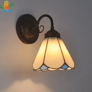 Lâmpada de Parede Tiffany Moderna em Vidro para Decoração
