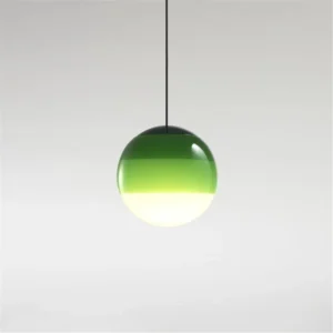 Lustre LED Moderno com Bolas de Vidro Coloridas para Sala e Quarto