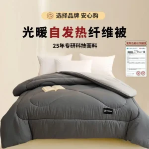 Edredom de Inverno Quente e Confortável para Cama de Solteiro e Casal - Colcha de inverno espessada de 150x200cm [aproximadamente 3,63 kg], Cinza escuro e claro [tecido espesso e macio]