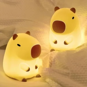 Luz Noturna Capivara em Silicone - Decoração Criativa para Quarto