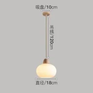 Lustre Pendente Colorido Pêssego Estilo Nórdico para Ambientes Modernos