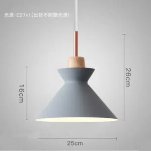 Lustre de Madeira e Ferro Estilo Country Moderno para Sala e Quarto