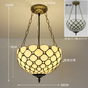 Lustre Pendente Vintage Estilo Americano para Sala e Varanda