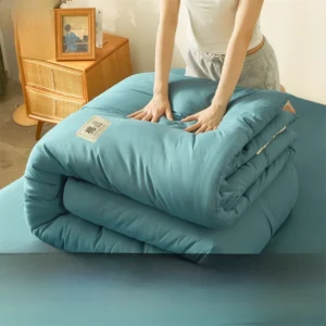 Cobertor Espacial Aconchegante para Todas as Estações - Edredom Duplo - Cobertor de inverno espessado 200 x 230 cm aproximadamente 8 kg, Azul real