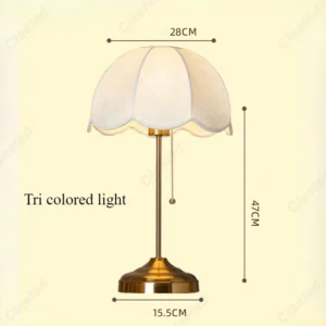 Luminária de Mesa LED Minimalista Retro para Quarto e Sala