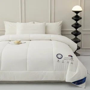 Colcha de Lã Hipoalergênica para Todas as Estações - Conforto e Estilo - 200x230cm 5kg, BRANCO