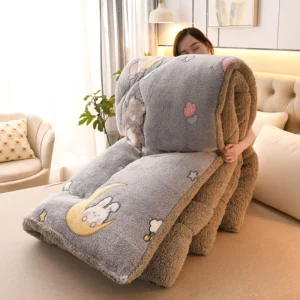 Colcha de Veludo Amigável para Animais - Conforto e Estilo para seu Quarto - Urso Yundour, 200x230cm 4kg