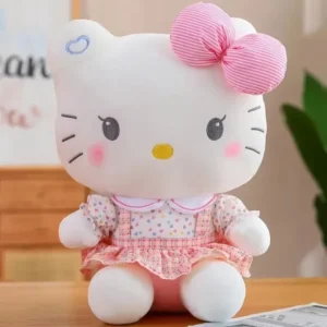 Pelúcia Kawaii Sanrio - Kuromi, My Melody e Cinnamoroll para Crianças - estudante gatinha