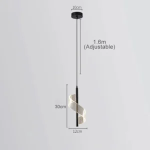 Luminária Pendente LED Moderna para Decoração de Ambientes