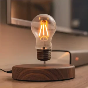 Lâmpada de Levitação Magnética LED para Decoração de Mesa