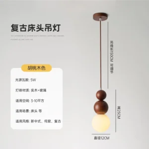 Lustre Pendente Colorido Pêssego Estilo Nórdico para Ambientes Modernos