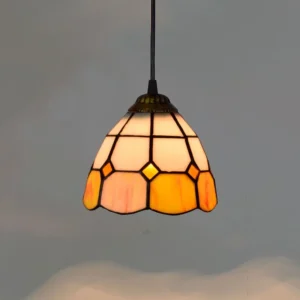 Lâmpada Pendente Boêmia Colorida Estilo Mediterrâneo para Decoração - O