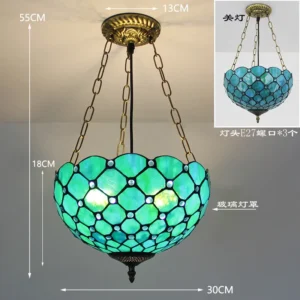 Lustre Pendente Vintage Estilo Americano para Sala e Varanda