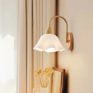 Lâmpada de Parede Japonesa Retro Minimalista para Iluminação de Ambientes