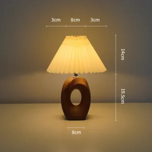 Luminária de Mesa de Cerâmica Elegante para Quarto e Estudo