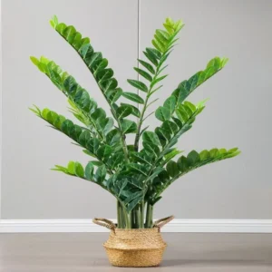 Ramo Grande Artificial de Folhas Falsas para Decoração de Casa e Jardim - 65cm