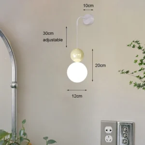 Lâmpada de Parede Moderna LED Estilo Nórdico para Decoração