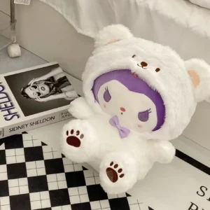 Pelúcia Kawaii Sanrio - Kuromi, My Melody e Cinnamoroll para Crianças - Kuromi