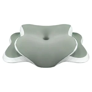 Travesseiro Ergonômico de Espuma de Memória para Alívio da Dor no Pescoço - Verde