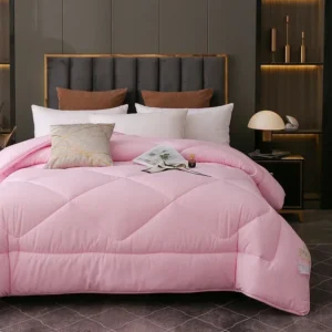 Colcha Quente Acolchoada para Inverno - Conforto e Estilo - 1,5x2m 1,35kg, ROSA