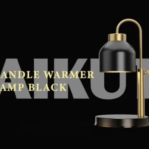 Lâmpada Aquecedora de Velas Elétrica com Dimmer e Temporizador - Branco - PRETO