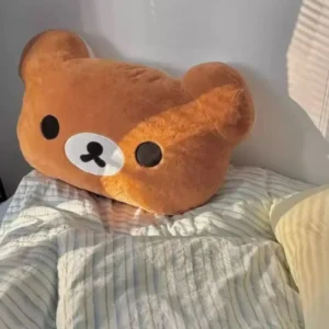 Almofada de Pelúcia Rilakkuma 44cm - Conforto e Estilo - MARROM