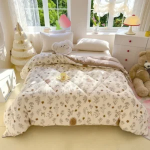 Manta de Algodão Lavado Dupla Camada para Todas as Estações - Colcha de inverno de 150 * 200 cm de espessura cerca de -7 libras, Pattaya [Qualidade inspecionada e lavável]