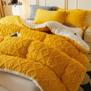 Colcha de Veludo King Size Outono/Inverno - Conforto e Estilo - Cor 5, 180x220cm 4500g