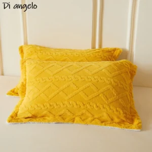 Colcha de Veludo King Size Outono/Inverno - Conforto e Estilo - Cor 11, apenas 2 capas de travesseiro