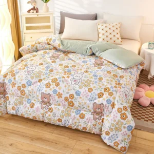 Cobertor Espacial Aconchegante para Todas as Estações - Edredom Duplo - Cobertor de primavera e outono 150 x 200 cm aproximadamente 3 kg, A amizade é forte