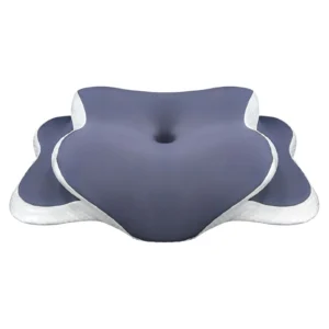 Travesseiro Ergonômico de Espuma de Memória para Alívio da Dor no Pescoço - Roxo