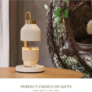 Lâmpada Aquecedora de Velas Elétrica com Dimmer e Temporizador - Branco