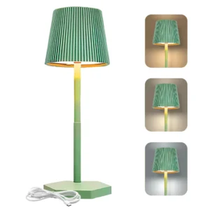 Candeeiro de Mesa Moderno com Carregamento USB e Luz LED Regulável