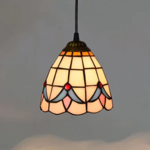 Lâmpada Pendente Boêmia Colorida Estilo Mediterrâneo para Decoração - L