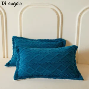 Colcha de Veludo King Size Outono/Inverno - Conforto e Estilo - Cor 10, apenas 2 capas de travesseiro