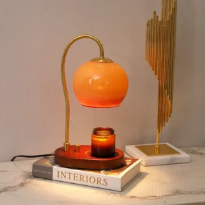 Lâmpada de Vela Sem Fumaça para Aromaterapia e Decoração