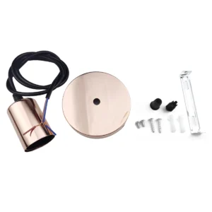 Base de Lâmpada E27 Moderna com Suporte para Iluminação Residencial