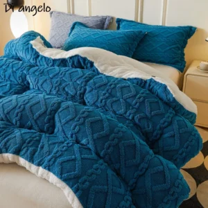 Colcha de Veludo King Size Outono/Inverno - Conforto e Estilo - Cor 4, 150x200cm 4000g