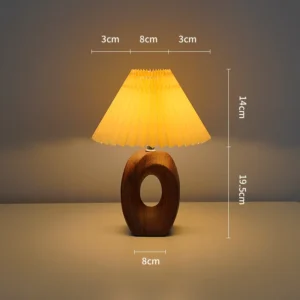 Luminária de Mesa de Cerâmica Elegante para Quarto e Estudo