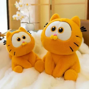 Boneca de Pelúcia Garfield Kawaii 25cm - Presente Criativo para Crianças