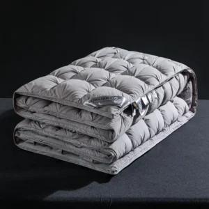 Edredom 100% Algodão com Enchimento de Penas de Ganso - Conforto Inverno