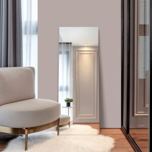 Espelho de Corpo Inteiro Decoração Sala Provador Closet Loja Casa Quarto Banheiro Lavabo 40cm x 80cm