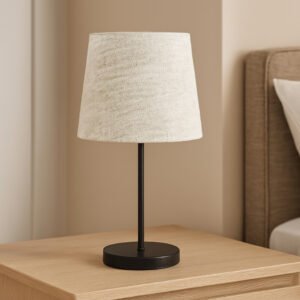 Abajur de Mesa Moderno Minimalista com Cúpula Decorativa para Quarto e Sala