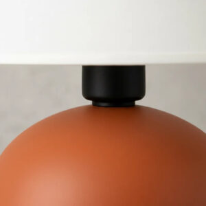 Abajur Luminaria De Ceramica Com Cúpula Sala Quarto Ambiente Decoração Infantil Adulto Cor Fria