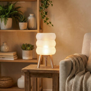 Abajur Luminária De Mesa Sala Quarto Moderno Com Lâmpada